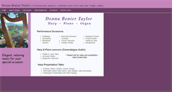 Desktop Screenshot of harpbydonna.com